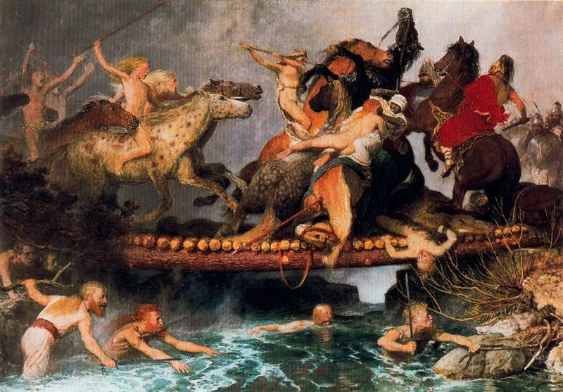 Combattimento su un ponte, 1890